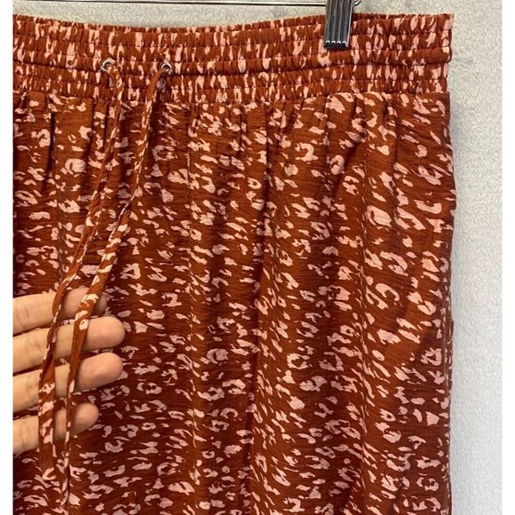 Simply Vera Vera Wang Midi Skirt Womens Size Large Sharkbite Hem Burnt Orange - Picture 9 of 14